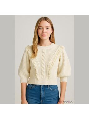 Miss Selfridge 3/4 Sleeve Sweater Women's Size 8